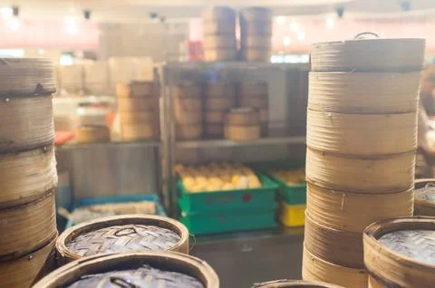 Cantonese kitchen Stock Photos