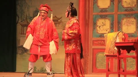 Cantonese Opera Stock Footage 8850613
