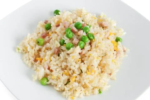 Cantonese rice closeup Stock Photos