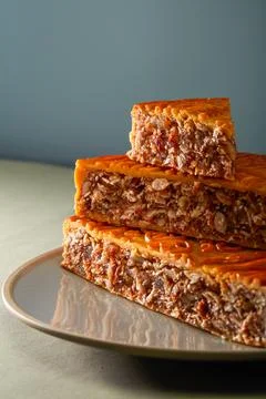 Cantonese-style five kernel moon cakes Chinese Mid-Autumn Festival Foto stock
