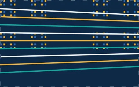 Cantor Dust Modular Data Grid Illustration