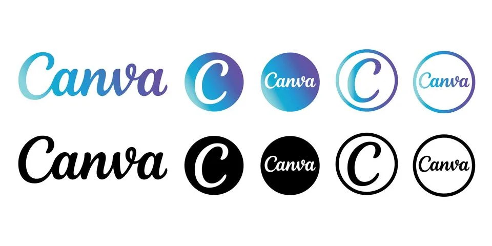 Canva logo Stock Illustration