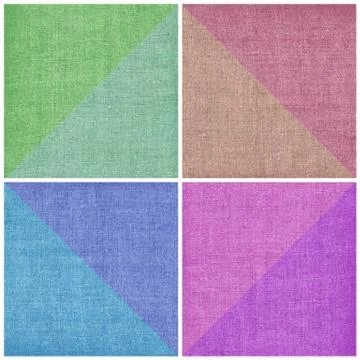 Canvas and figures Stock Illustration