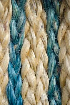 Canvas of jute texture background Stock Photos