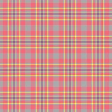 Canvas textile fabric vector, birthday pattern tartan seamless. Messy plaid.. Stock Illustration