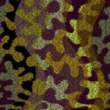 Canvas textile pattern in military style. . Vector image. Illustrazione stock