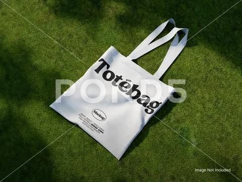 Canvas Tote Bag Mockup PSD Template