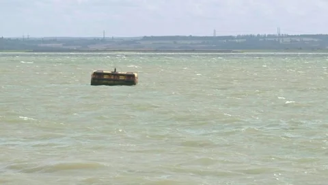 Canvey bouy Stock Footage 282663468
