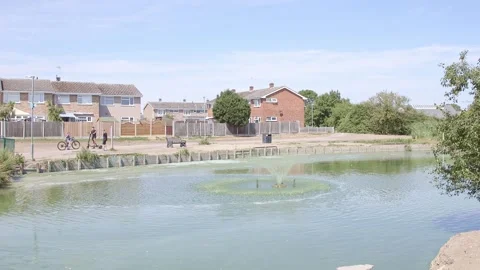 Canvey Island lake Stock Footage 341825991