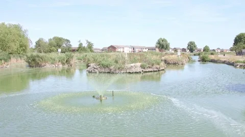 Canvey Island lake Stock Footage 341826173