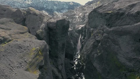 Canyon Aerial View Stock Footage 113519317