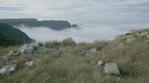 Canyon Cloud on the Serra do Rio do Rastro 스톡 동영상 51744247