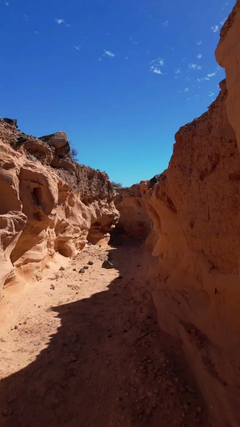 Canyon / Crater Stock Footage 277331071