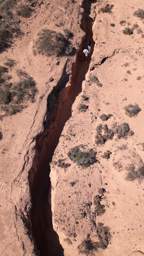 Canyon / Crater Stock Footage 277331083