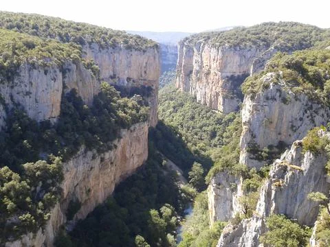 Canyon in Cuenca, Spain Stock Photos