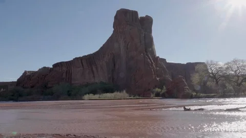 Canyon De Chelly Monument During the Wash of 2019 Stock Footage 111234516