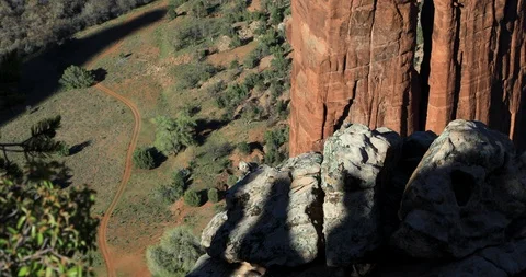Canyon de Chelly - Spider Rock Stock Footage 107680123