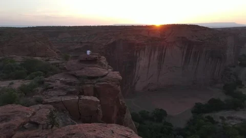 Canyon de Chelly Sunset Stock Footage 318378490