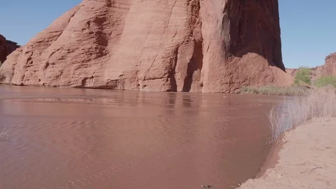 Canyon De Chelly Throne Rock Stock Footage 111234598