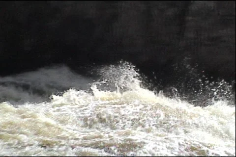 Canyon Falls Kayak Video stock 650856