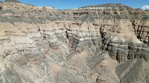 Canyon, flight over a work of nature, creation of water and rocks Video stock 247287701