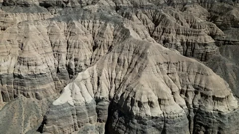 Canyon, flight over a work of nature, creation of water and rocks Video stock 247288592