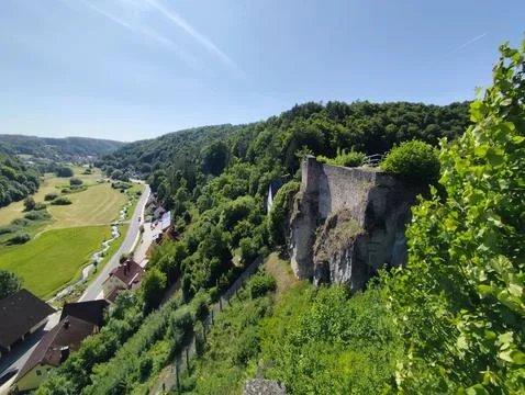 Canyon in germany Stock Photos
