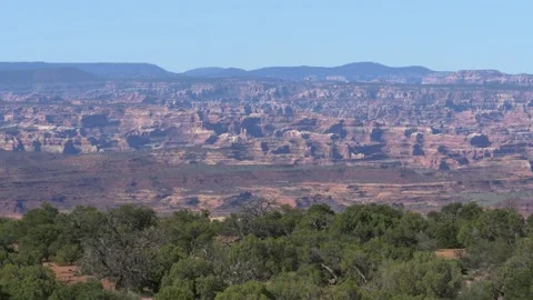 A canyon with a mountain in the background 動画素材 156011976