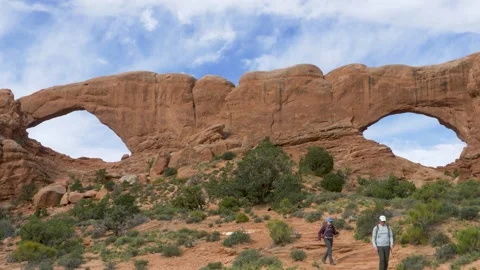 A canyon with a mountain in the background Stock Footage 156015510