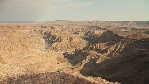 Canyon in Namibia Stock Footage 73660191
