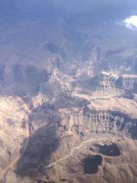 Canyon from Plane 写真素材