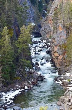 Canyon river Stock Photos