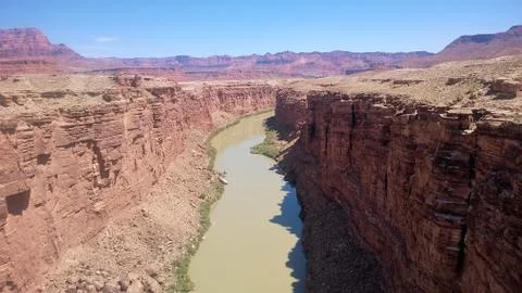 Canyon with river Foto stock