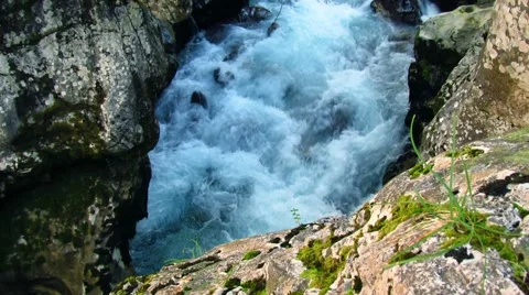 Canyon with river rapids 스톡 동영상 59099633