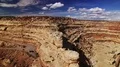 Canyon Road Aerial Shot of Southwest USA Rock Foramtion 4k or 4k+ Resolution