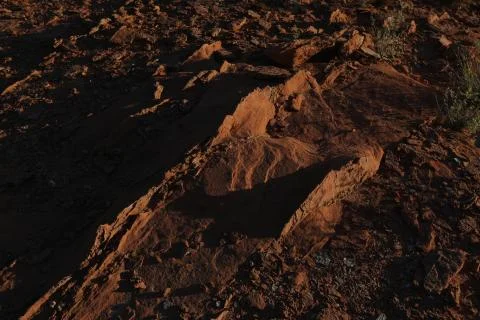 Canyon rocks. Close up Stock Photos
