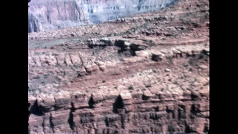Canyon Shadows and Cliffs Video stock 276291414
