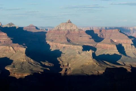 Canyon shadows Stock-Fotos