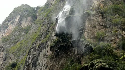 Canyon sumidero cascades Stock Footage 10564385