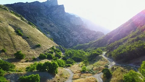 Canyon sunrise Stock Footage 91745663