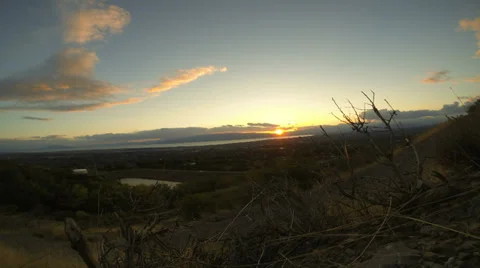 Canyon Sunset Stock Footage 34694321