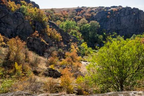 A canyon view Stock Photos