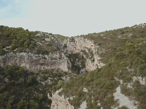 Canyon Walls Push Through 스톡 동영상 80691576