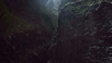 Canyon with water in the jungle Stock-Footage 344603105