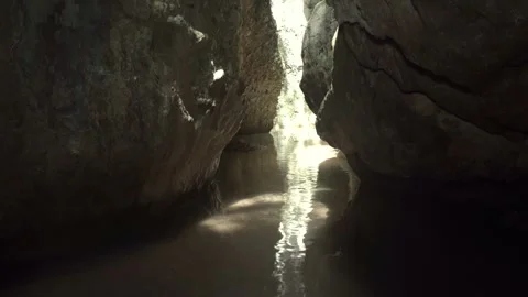 Canyon with water in the jungle Stock-Footage 344603165