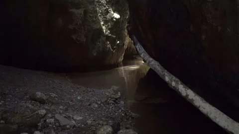 Canyon with water in the jungle Stock-Footage 344603171