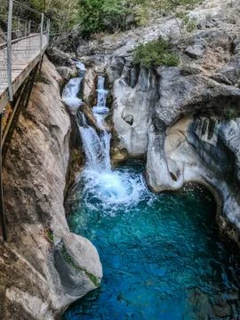 Canyon waterfall Stock Photos