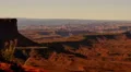 Canyonlands 30 Pan R Island in the Sky Green River Overlook Utah USA HD Footage