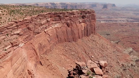 Canyonlands mesa in 4K Stock Footage 77430678