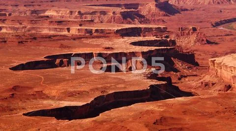 Canyonlands National Park Green River overlook Utah USA Stock Photos